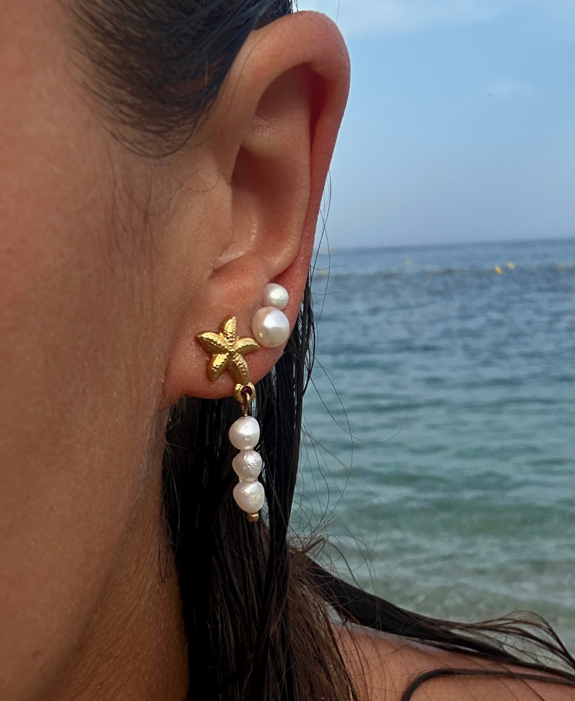 Boucle d’oreille Starfish
